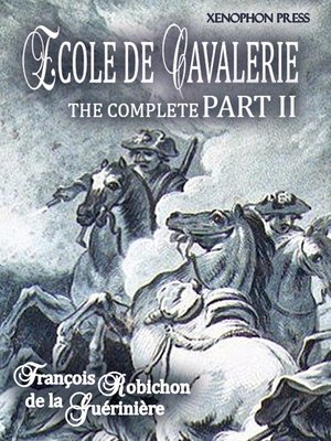 cover image of ÉCOLE DE CAVALERIE (School of Horsemanship), Part II